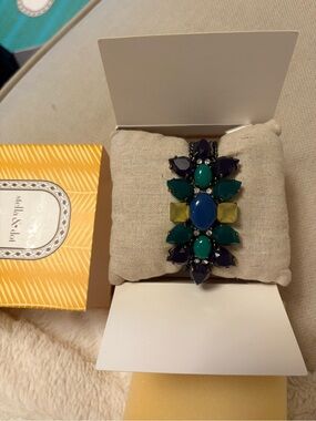Stella & Dot Multi-Color Statement Crystal Bracelet